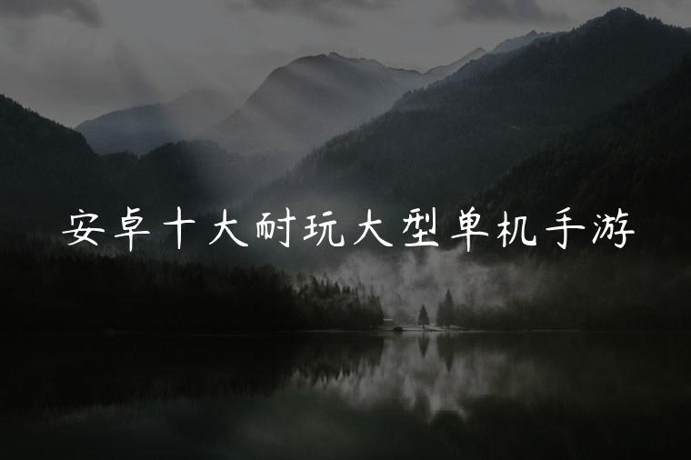 安卓十大耐玩大型单机手游